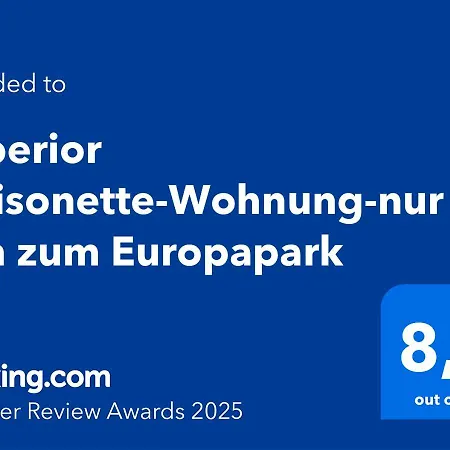 Apartment 24 - Nur 5 Minuten Vom Europa-park & Rulantica